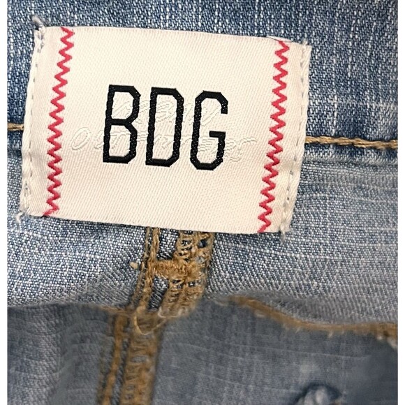 BDG Sasha Raw-Edge Fishtail Maxi Skirt Patchwork Grunge Plaid Flare Panel Small - Picture 9 of 11